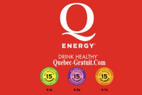 Echantillons gratuits Q Energy Drink