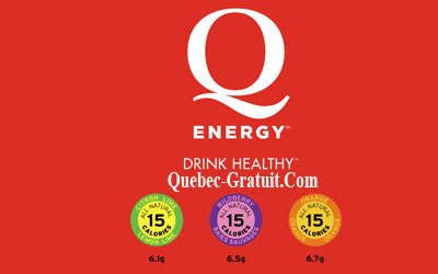 Echantillons gratuits Q Energy Drink