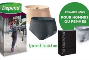 Echantillons gratuits de Depend