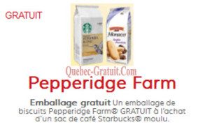 Emballage de biscuits Pepperidge Farm GRATUIT