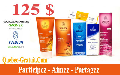 Ensemble cadeaux Weleda de 125 $