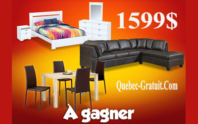 Ensemble de 3 mobiliers de 1599$