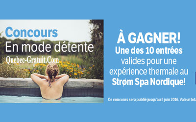 Expérience thermale au Strom Spa Nordique à l'Île-des-Sœurs