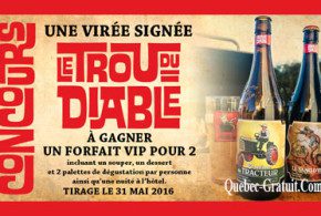 Forfait Trou du Diable souper-hébergement