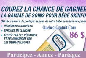 Gamme complète de soins pour bébé Skinfix