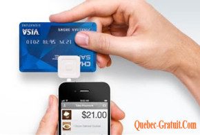 Lecteur de cartes de crédit Square Gratuit