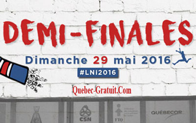 Matchs des demi-finales de la saison 2016 de la LNI