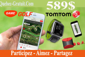 Montre GPS et des capteurs intelligents pour le golf