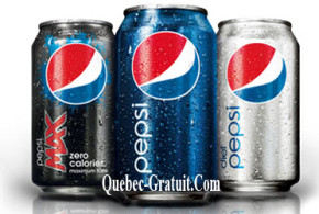 Paquet de 12 canettes de Pepsi Gratuit