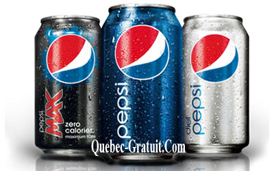 Paquet de 12 canettes de Pepsi Gratuit