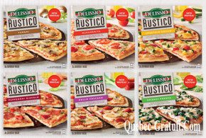 Rabais de 1$ sur une Pizza Delissio Rustico