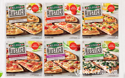 Rabais de 1$ sur une Pizza Delissio Rustico