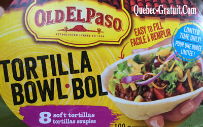 Tortilla Bowl de Old El paso Gratuit