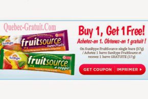 Une barre Sunrype Gratuit