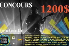 Voyage à Québec pour le Festival d'été