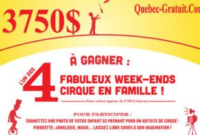 Week-end familial tout en cirque à Montréal