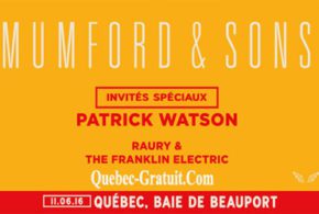 Billets pour assister au concert de Mumford & Sons