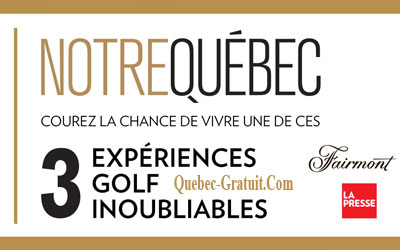 1 des 3 expériences golf inoubliables