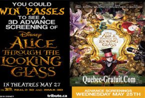 Billets pour le film Alice in Wonderland