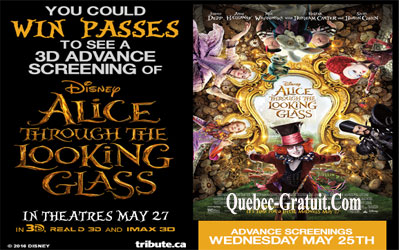 Billets pour le film Alice in Wonderland