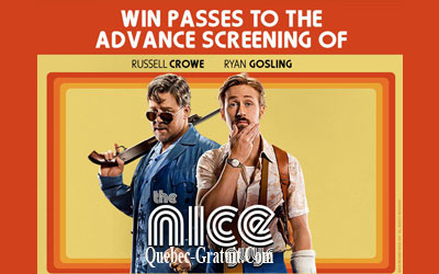 Billets pour l'Avant-première du film The Nice Guys