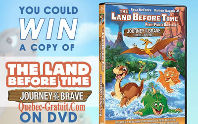 DVD du film The land Before Time: Journey of the Brave