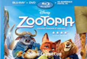 Blu-rayDVD du film Zootopia