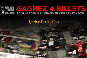 Billets pour le Grand Prix du Canada 2016