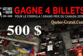 Billets Tribune 1 pour le Grand Prix du Canada