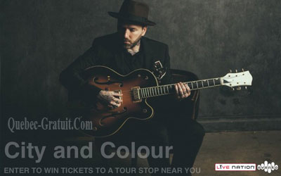 Billets pour le spectacle City and Colour