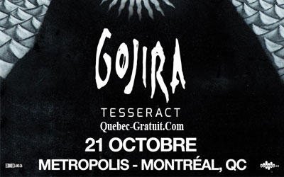 Billets pour le spectacle de GOJIRA