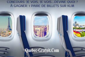 Billets d'avion KLM de 3000$