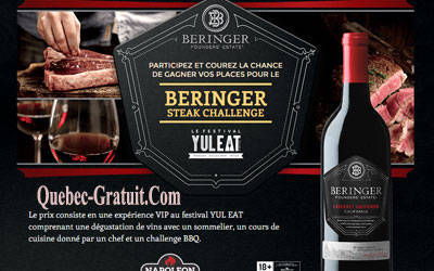 Billets pour Beringer Steak Challenge