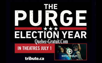 Billets pour l'avant-première de The Purge Election Year