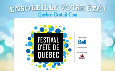 Billets pour le Festival d'été de Québec