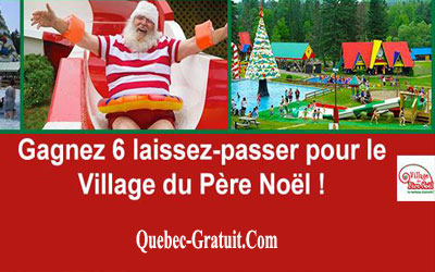 Billets pour le Village du Père Noël