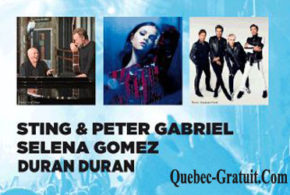 Billets pour un spectacle au Festival d'été de Québec
