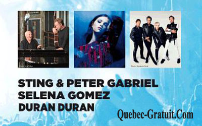 Billets pour un spectacle au Festival d'été de Québec