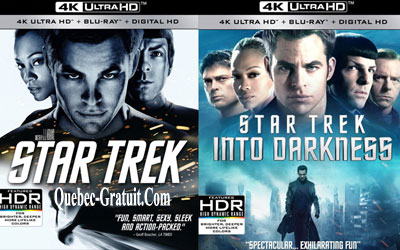 Blu-ray des films Star Trek and Into Darkness