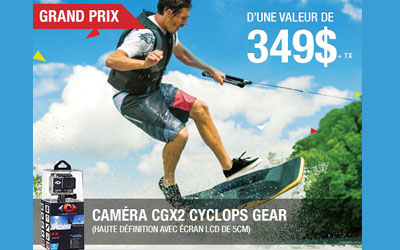 Caméra CGX2 CYCLOPS GEAR de 349$