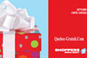 Carte cadeau Pharmaprix de 50$