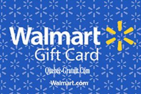 Carte cadeau Walmart de 50$