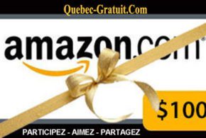 Carte cadeau de 100$ Amazon