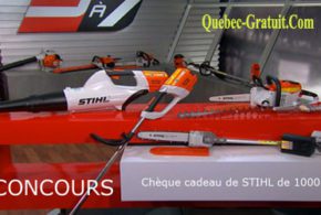 Carte-cadeau de 1000 $ de produits STIHL
