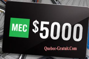 Carte-cadeau de 5000 $ de MEC