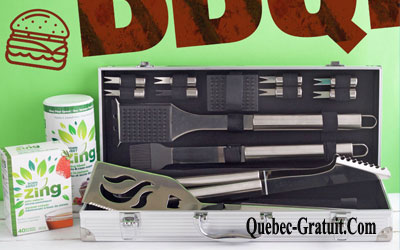 Coffret d'ustensiles Cuisinart pour le BBQ