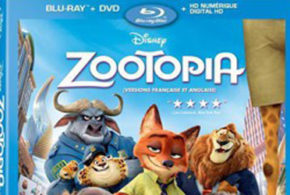 Combo Blu-rayDVD du film Zootopia