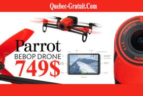 Drone Bebop 2 de Parrot de 749 $