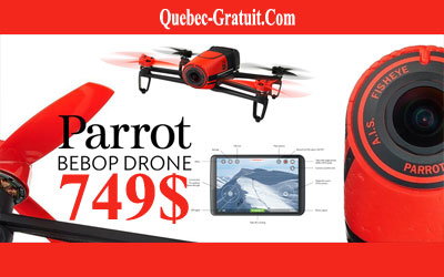 Drone Bebop 2 de Parrot de 749 $