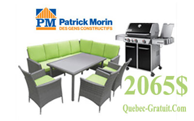 Ensemble BBQ et mobilier extérieur